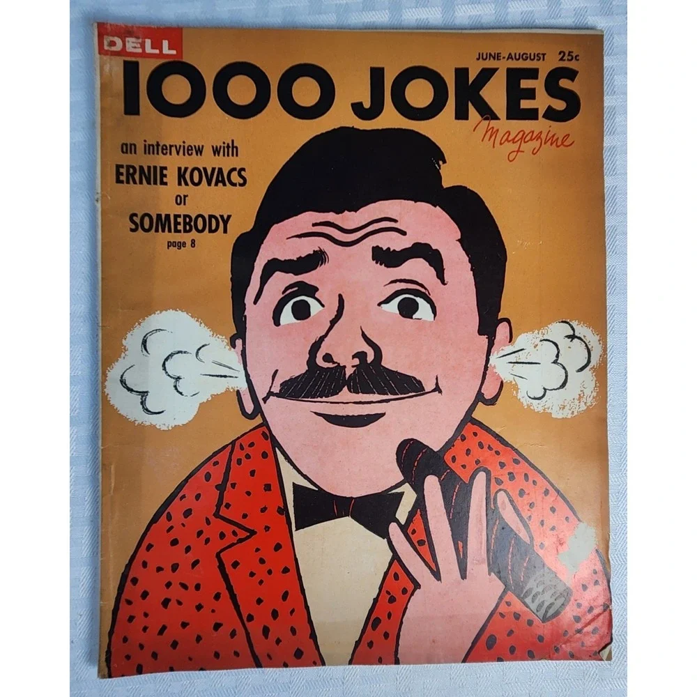 1000 Jokes Magazine JUNE-AUGUST # 82 1957 Humor Satire Commentary